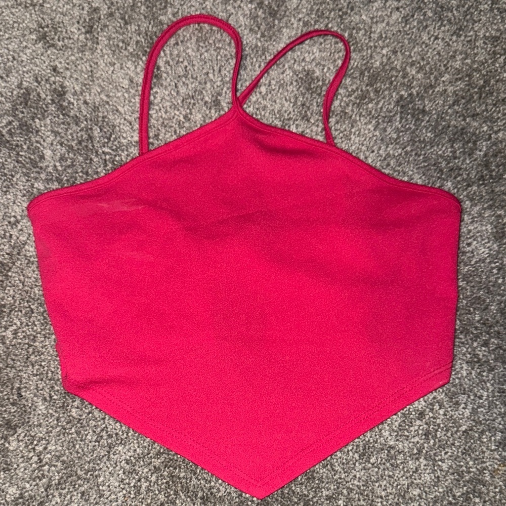 21 Saints Stylish Red Crop Top